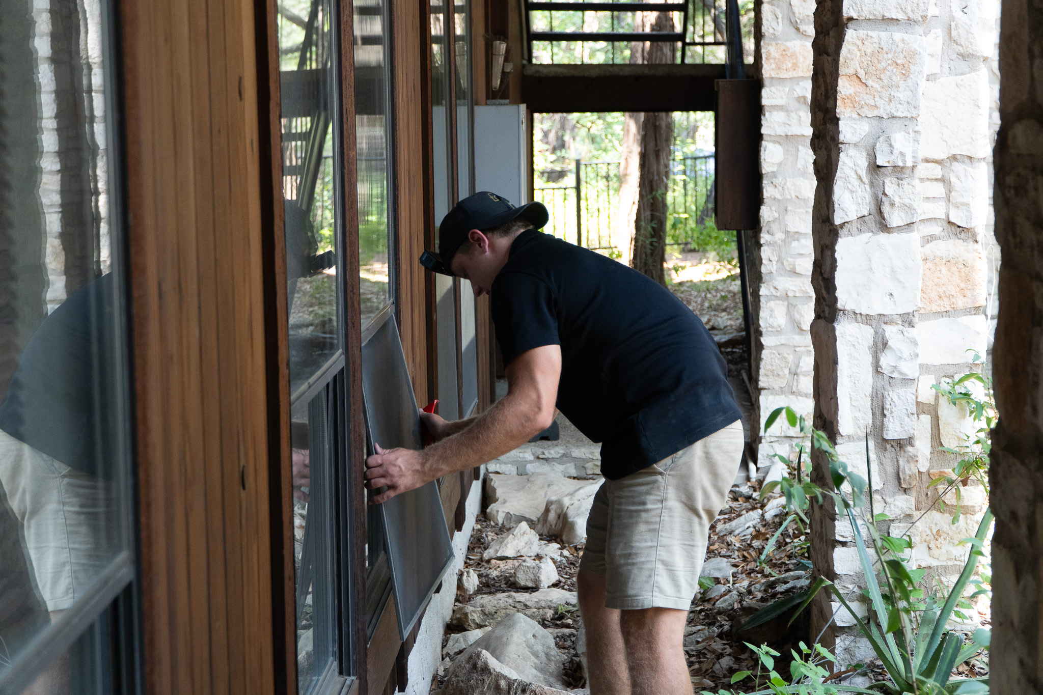 Residential exterior cleaning service